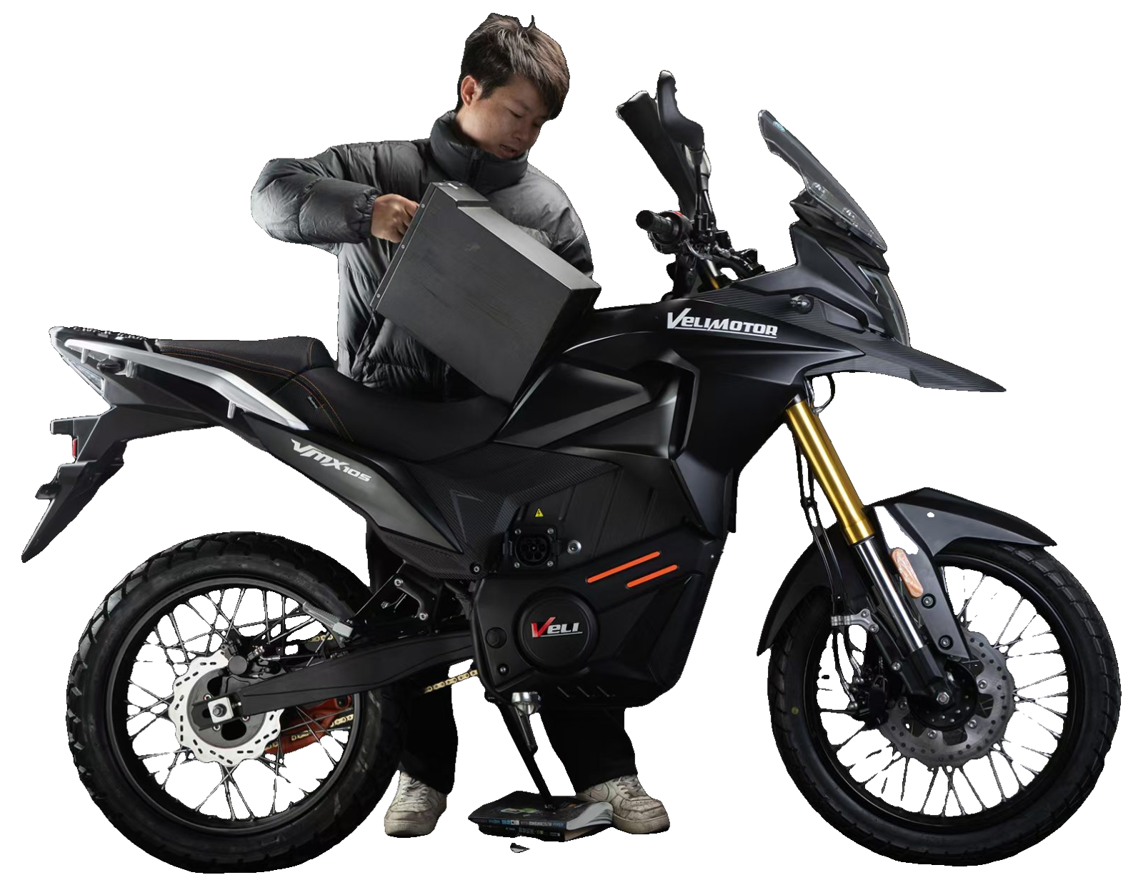Extracción de la batería de la VMX 10S
